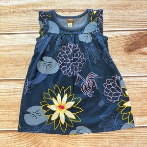 Tea Collection Mighty Mini Baby Dress Water Lily with Pockets 12-18 months